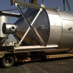 Stainless Steel Shop Fabricated Milk SIlo
